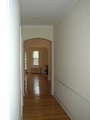 Hallway: as seen from Dining Room 