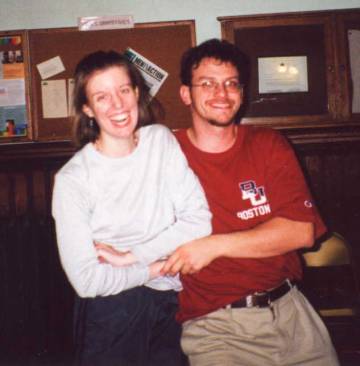 Kelly and Gideon dancing the Charleston at Ken's Place for Tuesday night swing dancing.