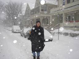 Brian in the blizzard