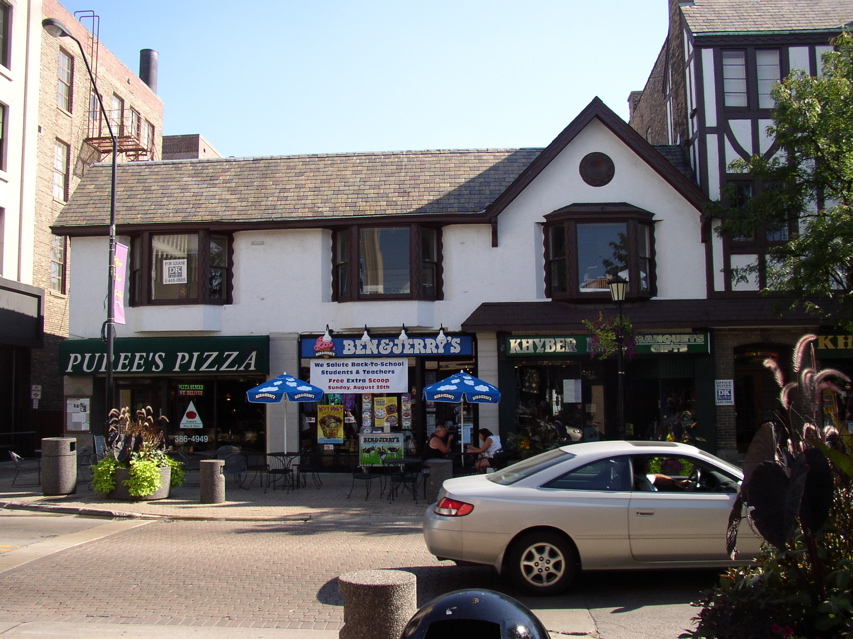 quaint old town scene