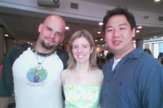 Kelly's high school buddies: lunch before I boarded the plane to fly to my new life