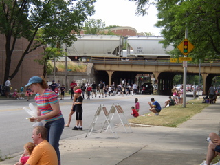 4th of July Parade: note train
