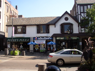 quaint old town scene